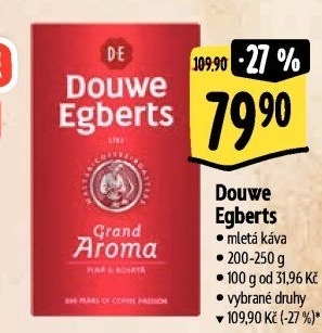 Mleté kávy Douwe Egberts