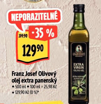 Olivový olej extra panenský Exclusive Franz Josef Kaiser