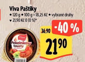 Paštiky Viva