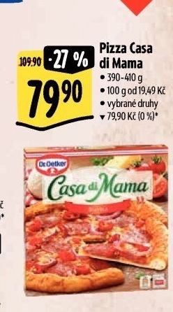 Pizza mražená Casa di Mama Dr. Oetker