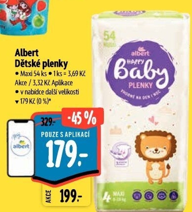 Pleny dětské Albert