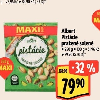 Pražené pistácie Albert