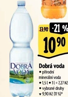 Přírodní voda Dobrá voda