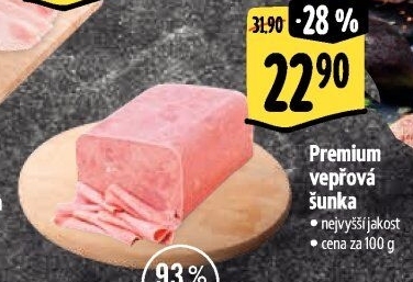 Šunka vepřová Premium nejvyšší jakosti