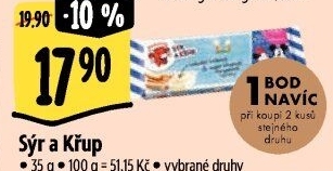 Sýr a křup Veselá kráva