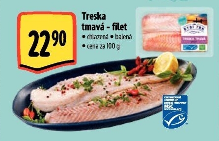 Treska tmavá filety Albert