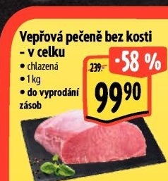 Vepřová pečeně bez kosti