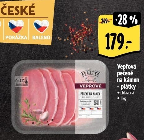 Vepřová pečeně na kámen Albert