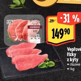 Vepřové řízky z kýty Albert