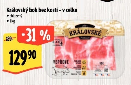 Vepřový bok bez kosti Královský Albert
