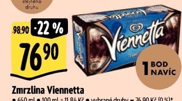 Zmrzlinová roláda Viennetta Algida