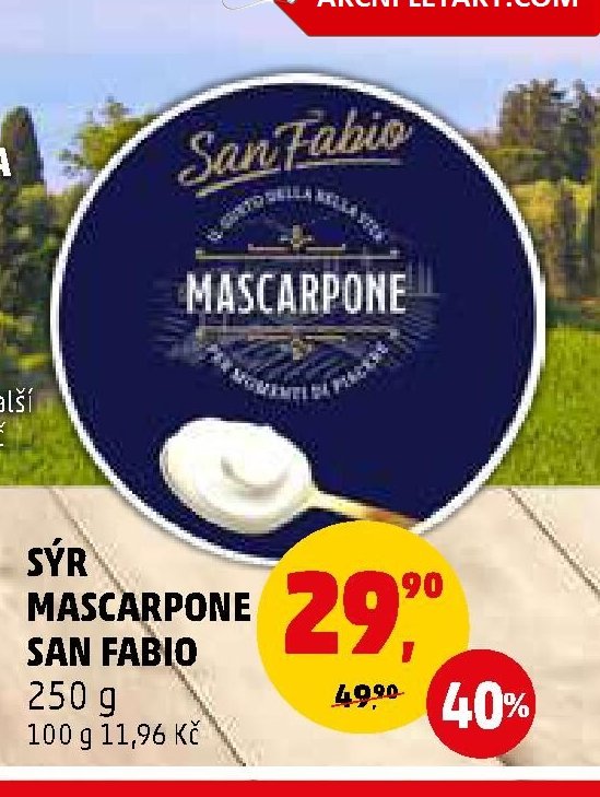 Sýr Mascarpone San Fabio