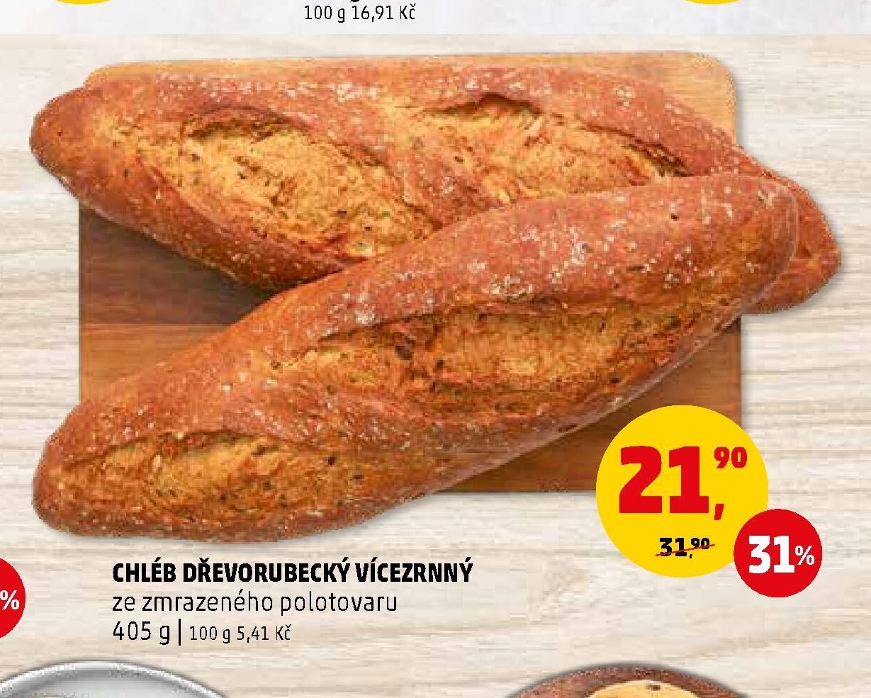 CHLÉB DŘEVORUBECKÝ VÍCEZRNNÝ