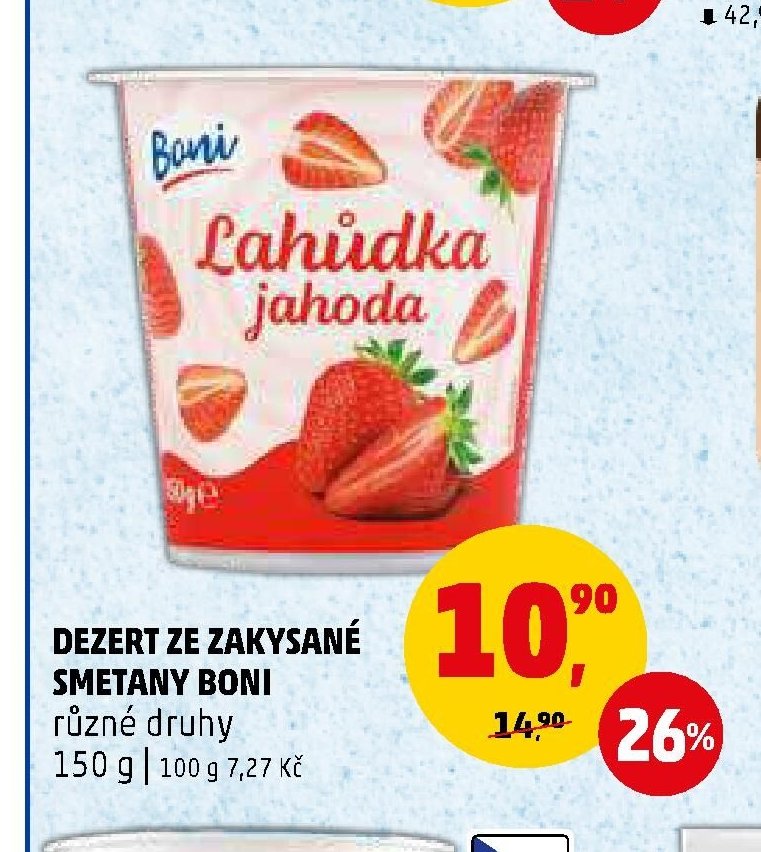 DEZERT ZE ZAKYSANÉ SMETANY BONI