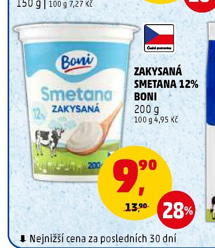 ZAKYSANÁ SMETANA 12% BONI
