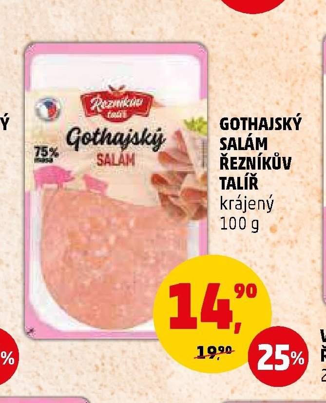 GOTHAJSKÝ SALÁM ŘEZNÍKŮV TALÍŘ