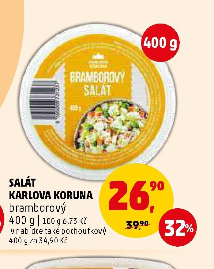 SALÁT KARLOVA KORUNA bramborový