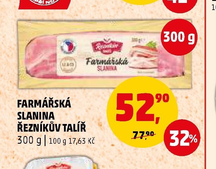 FARMÁŘSKÁ SLANINA ŘEZNÍKŮV TALÍŘ