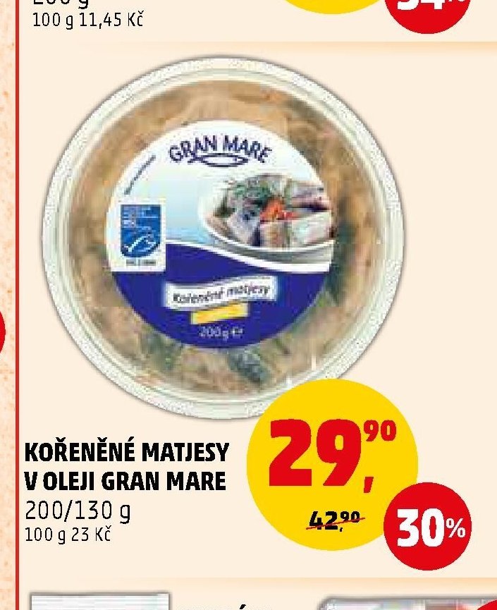 KOŘENĚNÉ MATJESY V OLEJI GRAN MARE