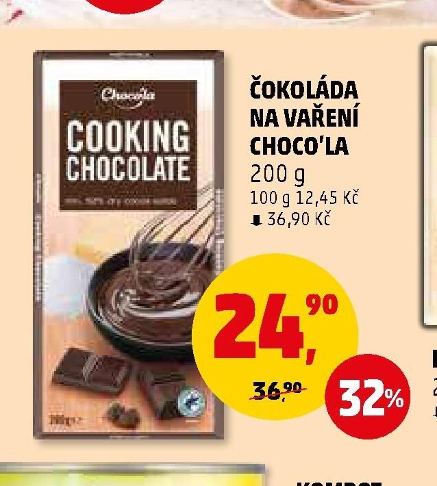ČOKOLÁDA NA VAŘENÍ CHOCO'LA