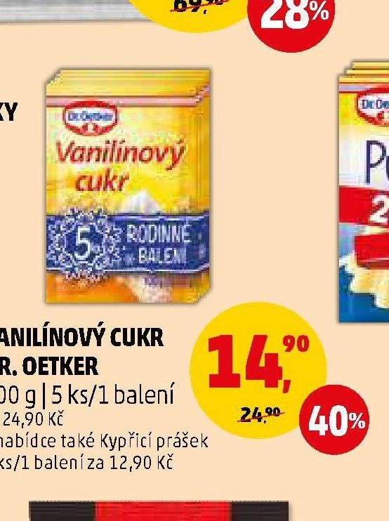 Vanilínový cukr Dr. Oetker