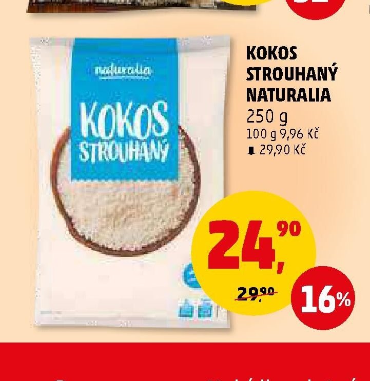Kokos strouhaný Naturalia
