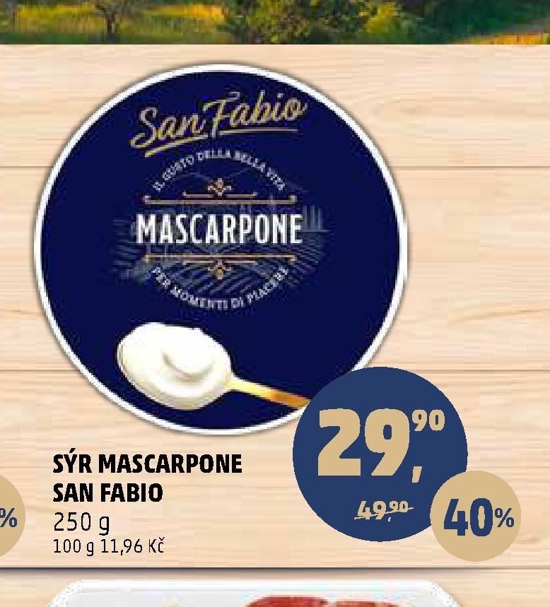 SÝR MASCARPONE SAN FABIO