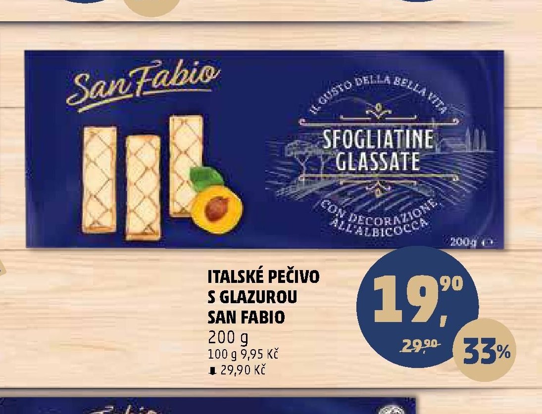Italské pečivo s glazurou San Fabio