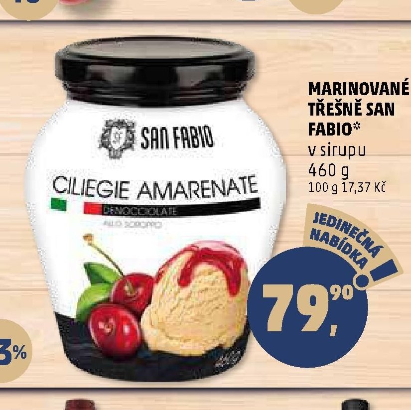 Marinované třešně SAN FABIO