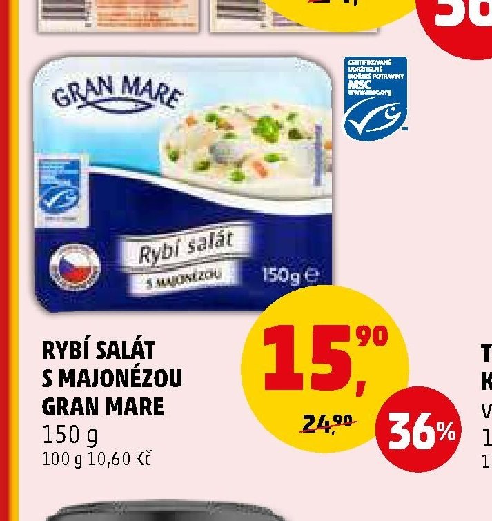 Rybí salát s majonézou Gran Mare