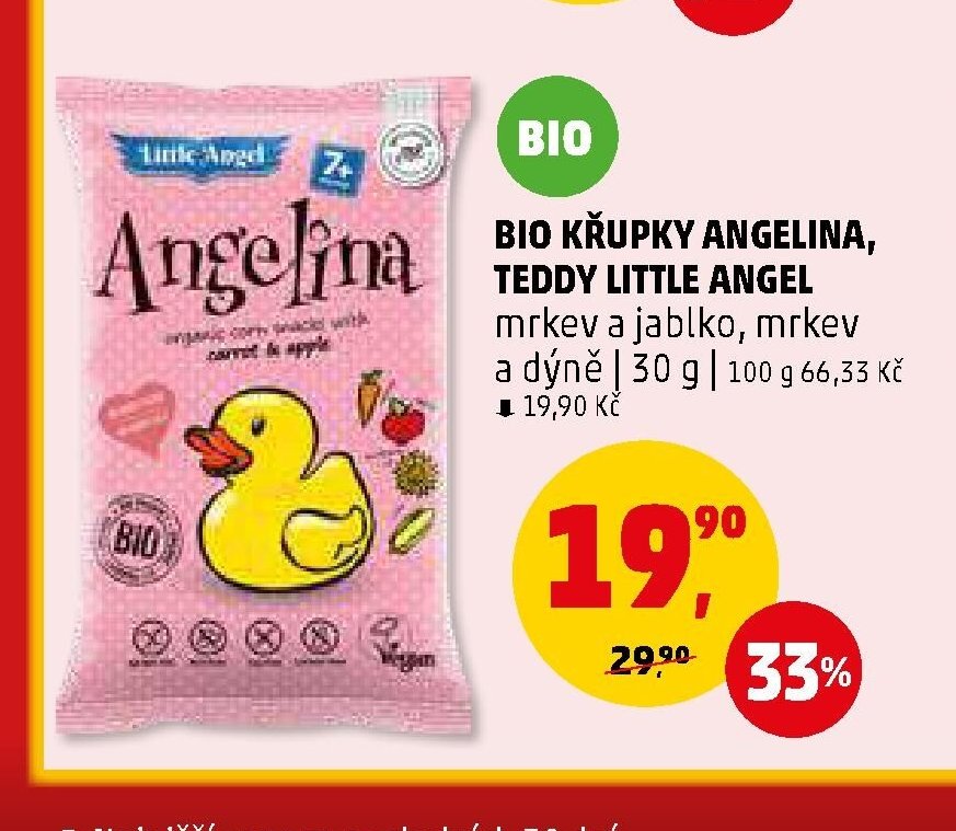 Bio křupky Angelina, Teddy Little Angel