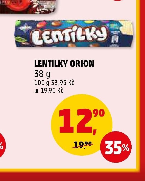 Lentilky Orion