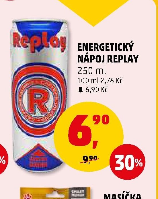 ENERGETICKÝ NÁPOJ REPLAY