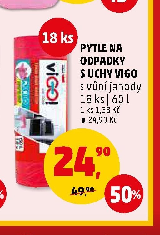 PYTLE NA ODPADKY S UCHY VIGO
