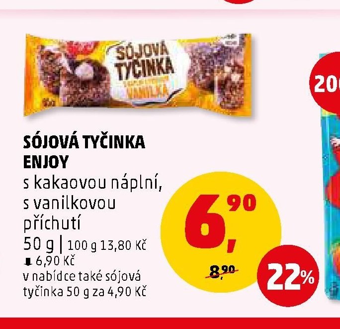 SÓJOVÁ TYČINKA ENJOY