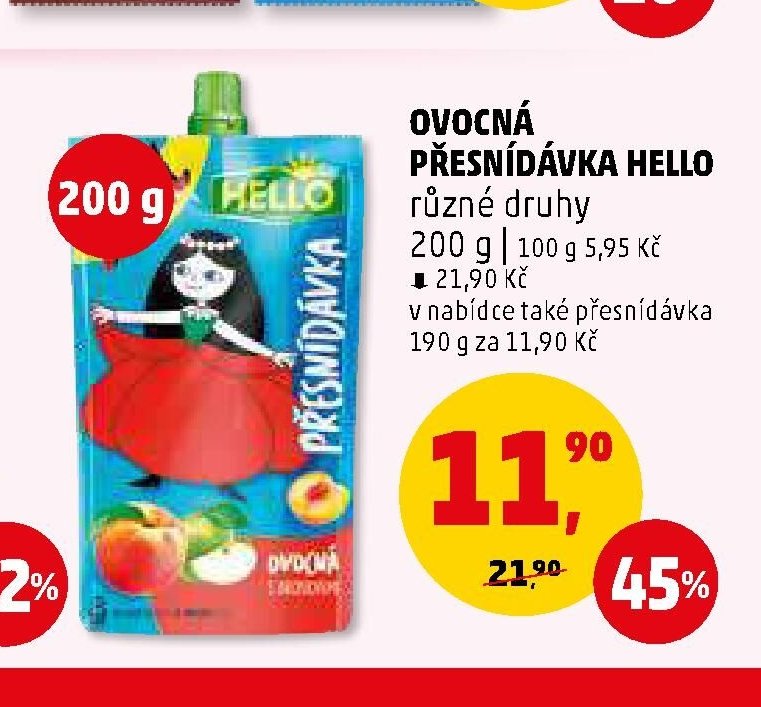 OVOCNÁ PŘESNÍDÁVKA HELLO