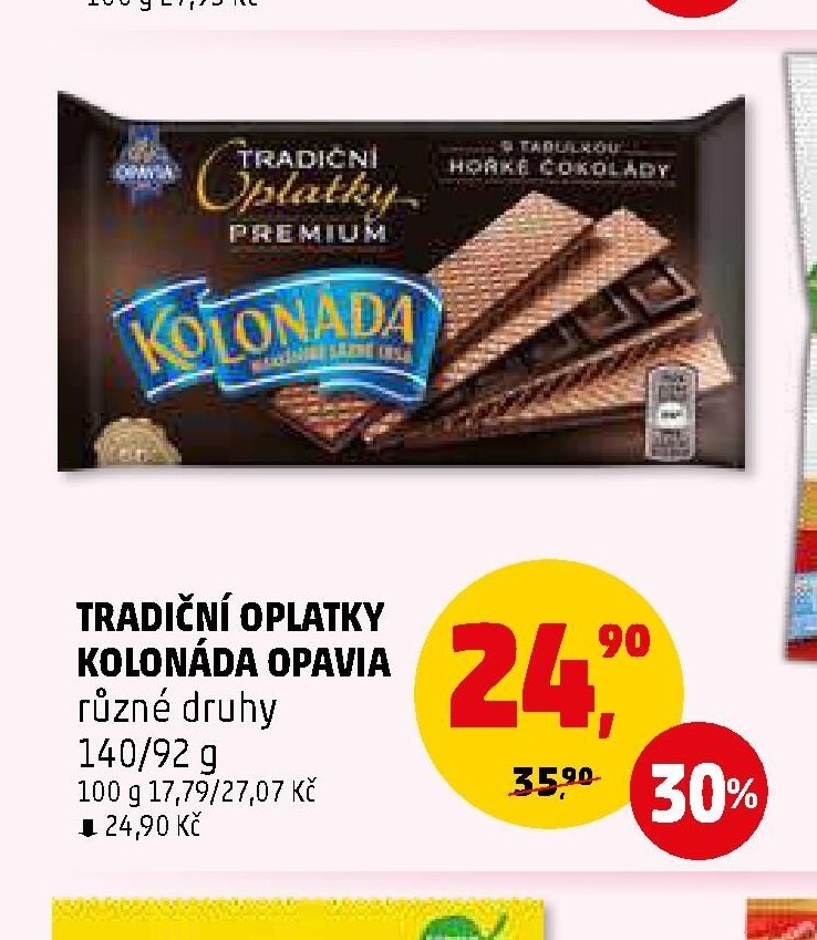 Tradiční oplatky Kolonáda Opavia