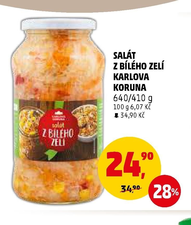 SALÁT Z BÍLÉHO ZELÍ KARLOVA KORUNA
