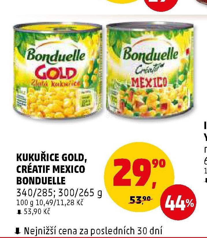 KUKUŘICE GOLD, CRÉATIF MEXICO BONDUELLE
