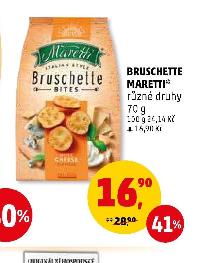 BRUSCHETTE MARETTI různé druhy
