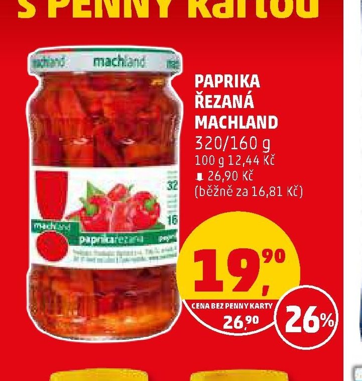 PAPRIKA ŘEZANÁ MACHLAND