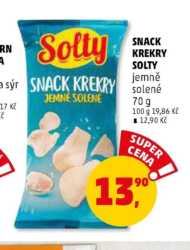 SNACK KREKRY SOLTY jemně solené