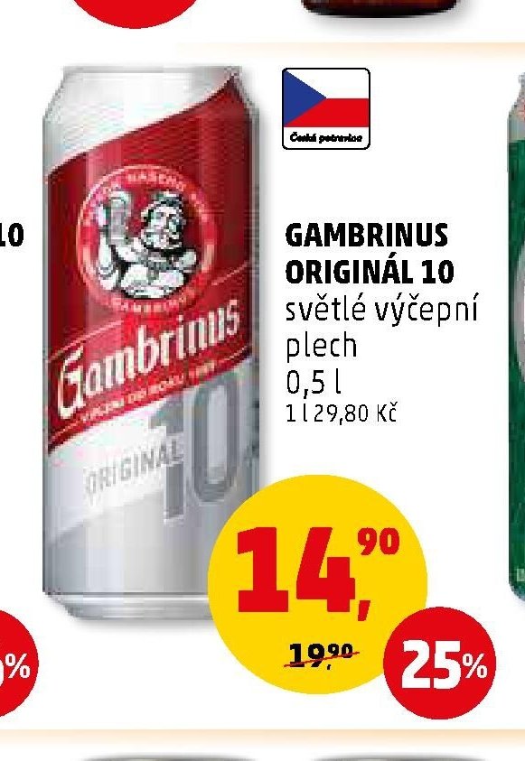 Gambrinus Originál 10