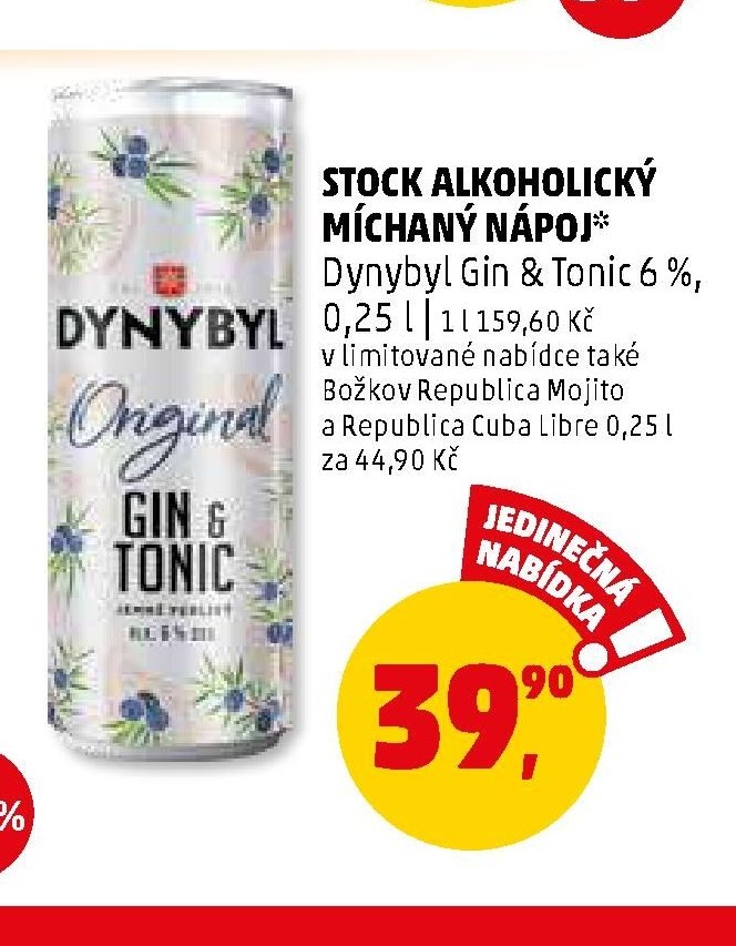 Stock alkoholický míchaný nápoj