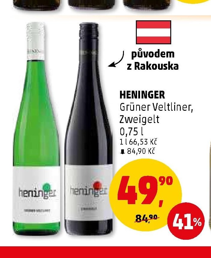 Heninger Grüner Veltliner, Zweigelt