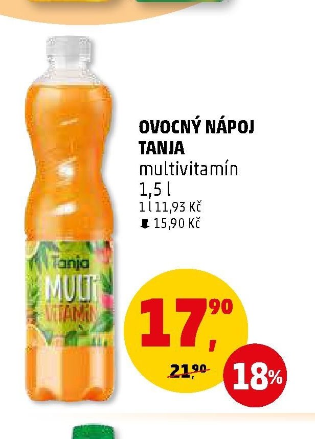 OVOCNÝ NÁPOJ TANJA multivitamín