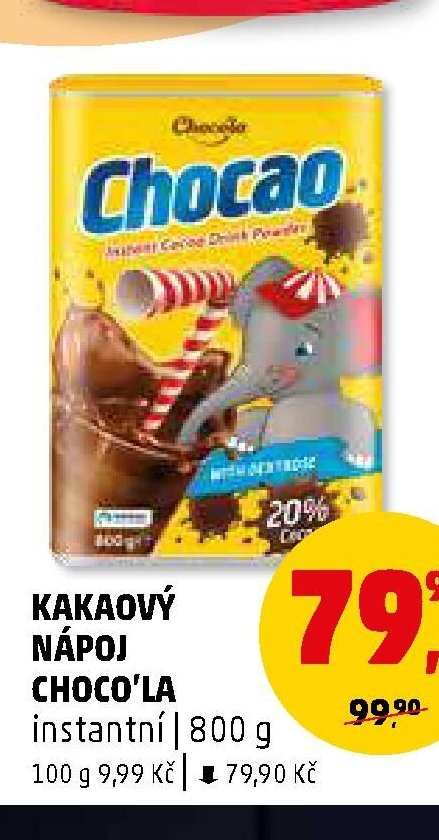 KAKAOVÝ NÁPOJ CHOCO'LA