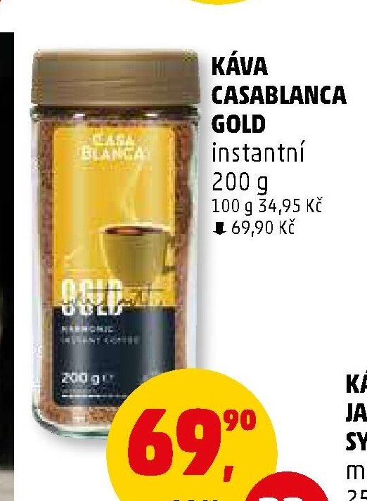 KÁVA CASABLANCA GOLD instantní