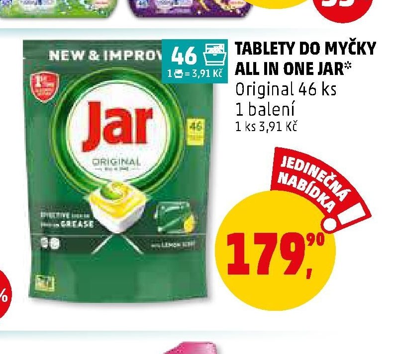 Tablety do myčky All in one Jar