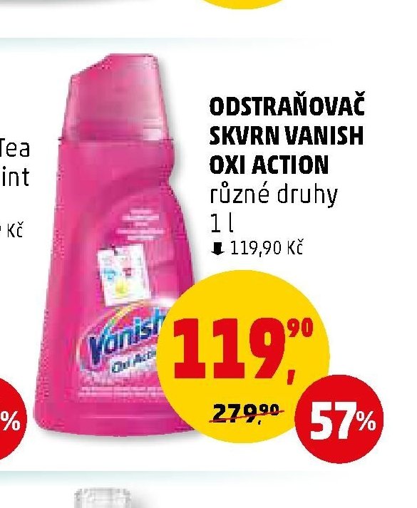 Odstraňovač skvrn Vanish Oxi Action